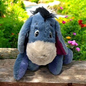 Disney Store Eeyore 80th Anniversary Plush Toy Celebrating Adventures Jumbo 18"